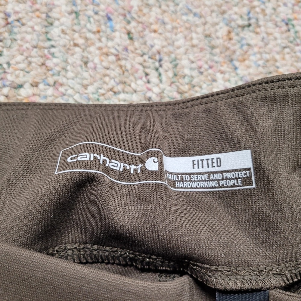 Carhartt Force Pants Women Medium Fitted Lightweight Utility Rugged Legging Flex - Picture 11 of 16